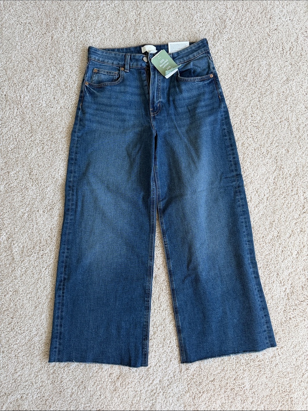 H&M Wide High Waist jeans, size 6